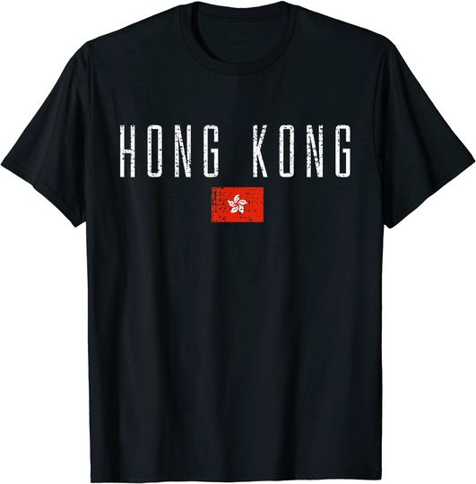 Hong Kong Chinese Flag Sport T Shirt