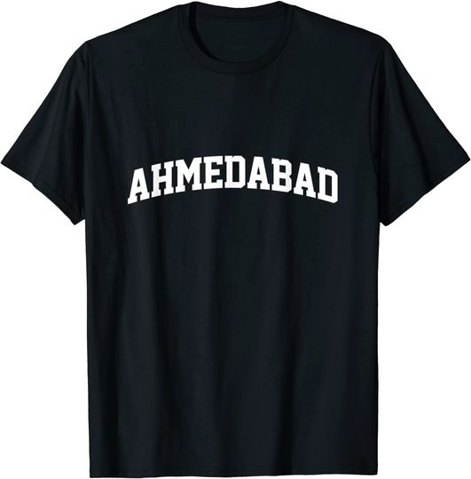 Ahmedabad Vintage Classic Style Sports T Shirt