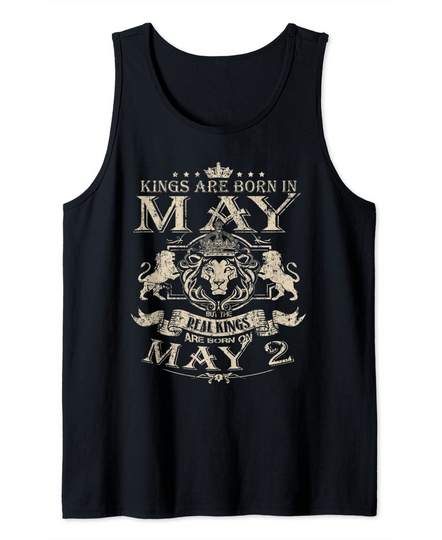 Kings Are Born On May Tank Top