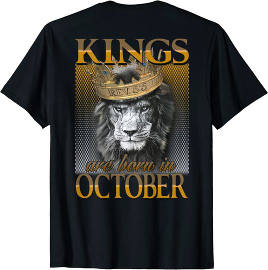 Kings are born in October T-Shirt