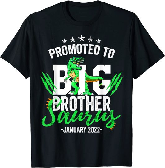 Big Brother Saurus 2022 Dinosaur January Big Brother T Shirt