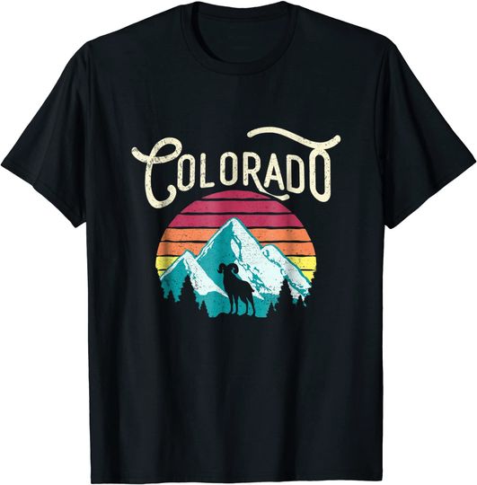 Colorado Mountains Wildlife Bighorn Sheep TT Shirt