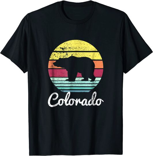 Vintage Retro Co Colorado Wildlife Bear T Shirt
