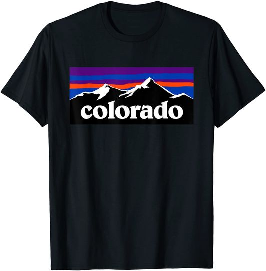Colorado Mountains Outdoor Flag T Shirt