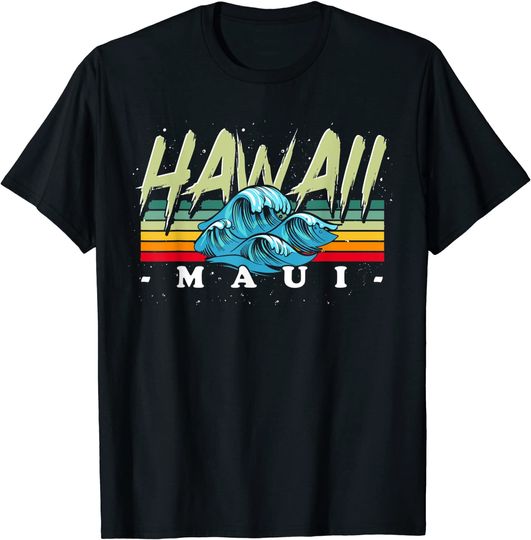 Maui United States Hawaiian Tropical Summer T Shirt