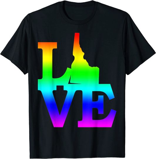 Idaho Pride USA State T Shirt
