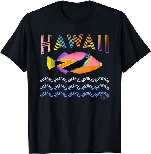 Hawaii State Fish Humuhumu Tropical T Shirt