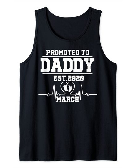 Promoted to Daddy 2020 March Tank Top