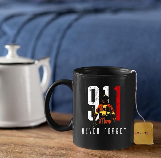 Firefighter Patriot Day Mug
