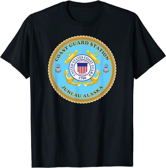 COAST GUARD STATION JUNEAU ALASKA PATCH IMAGE T-Shirt
