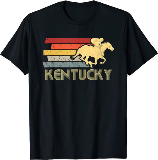 Kentucky Retro Horse Racing Derby T Shirt