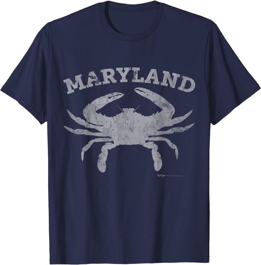 Maryland State Blue Crab T Shirt