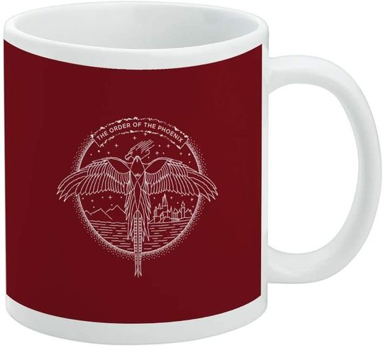 The Order of the Phoenix White Mug