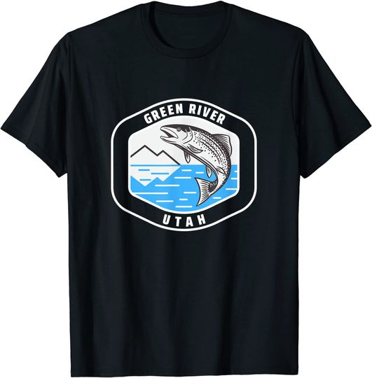Green River Utah Trout Fishing T-Shirt