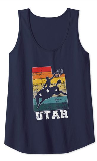 Vintage Utah Cowboy Tank Top