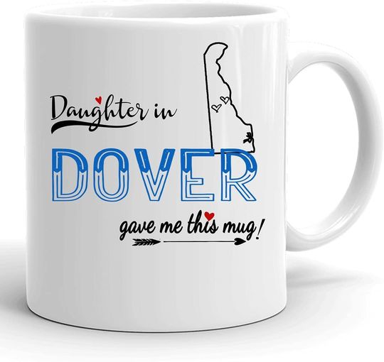 Mothers Day Gifts Mug from Daughter in Dover Delaware  Gave Me This Mug Long Distance Mother And Daughter Coffee Cup White