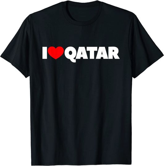 I Love Qatar T Shirt