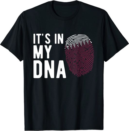 It's In My DNA Qatar Flag T Shirt