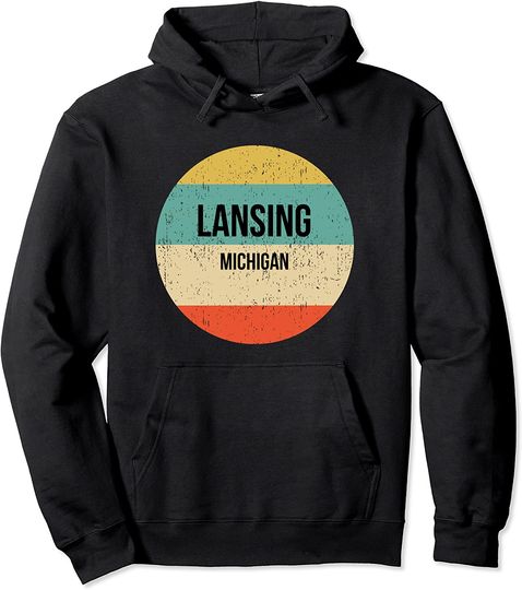 Lansing Michigan Pullover Hoodie