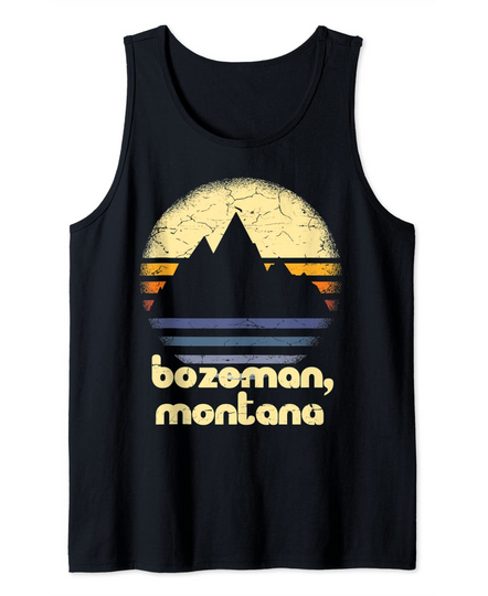 I Love Bozeman Montana Rocky Mountains Hiking Camping Tank Top