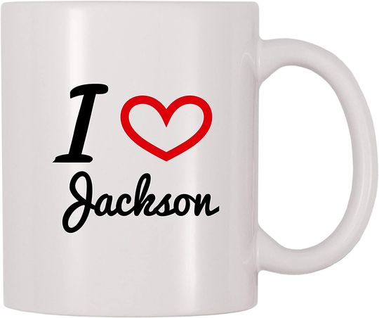 I Love Jackson Coffee Mug