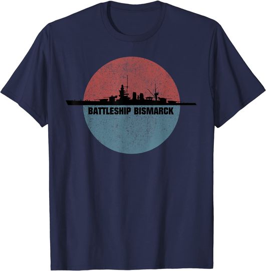 German Battleship Bismarck WW2 Ship I Premium T Shirt