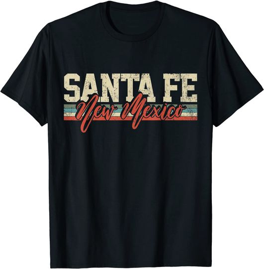 Santa Fe New Mexico Retro Vintage T-Shirt
