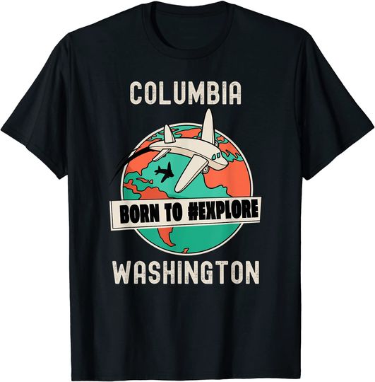 Columbia Washington Born to Explore T Shirt