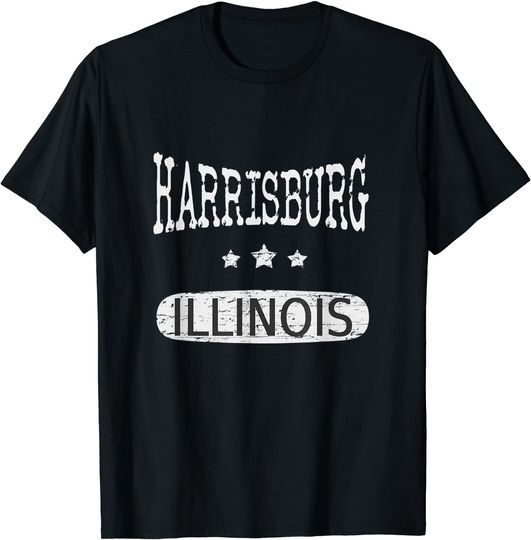Vintage Harrisburg Illinois T Shirt