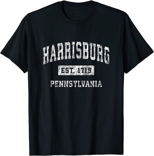 Harrisburg Pennsylvania PA Vintage Established T Shirt