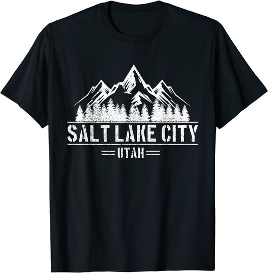 Salt Lake City Utah Mountains Nature T Shirt