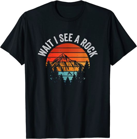 Wait I See A Rock Geologist Gift Idea T-Shirt