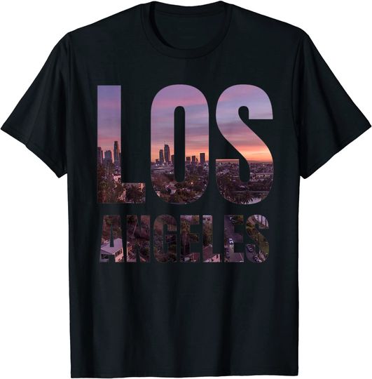 Los Angeles Skyline LA T Shirt