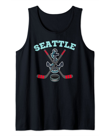 Seattle Sports Team Est 2018 Novelty Anchor Athletic Seattle Tank Top