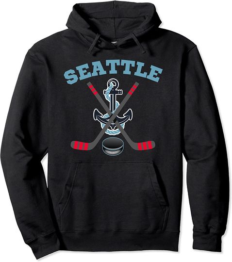 Seattle Sports Team Est 2018 Novelty Anchor Pullover Hoodie