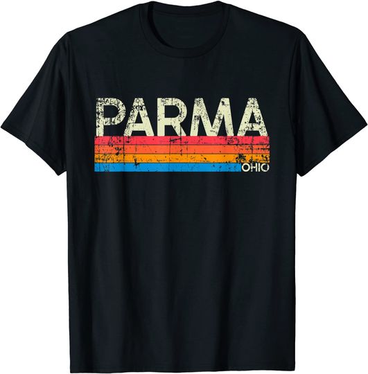 Vintage Retro Parma Ohio Distressed Souvenir T-Shirt