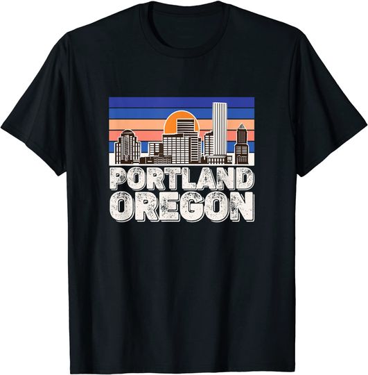 Portland Oregon Downtown City T Shirt