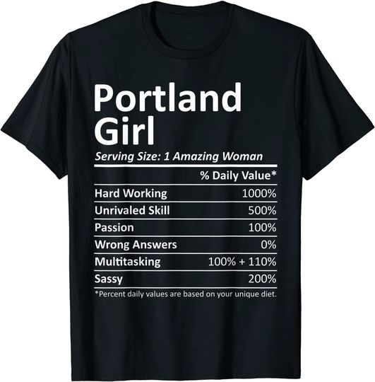 Portland Girl Oregon T Shirt