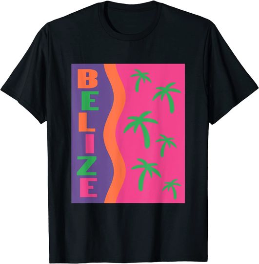 Belize 80's 90's Vacation Souvenir T-Shirt