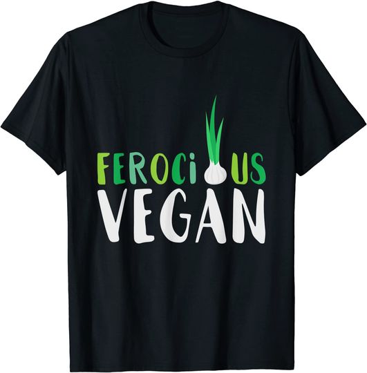 Ferocious Garlic Onion Herbivore Vegan T-Shirt