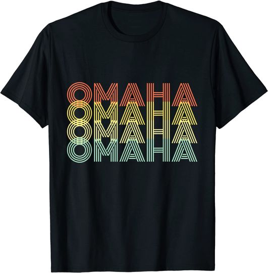 Omaha City Retro Vintage Hometown T Shirt
