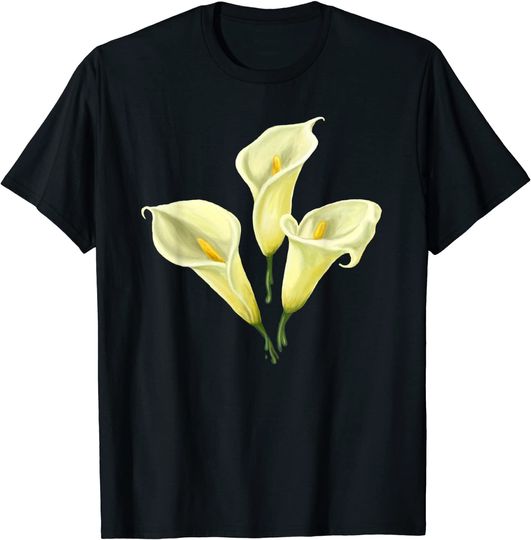 Calla Lilies Flower Floral Watercolor Spring Lily T Shirt