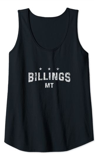Billings Montana Hometown US Cities Tank Top