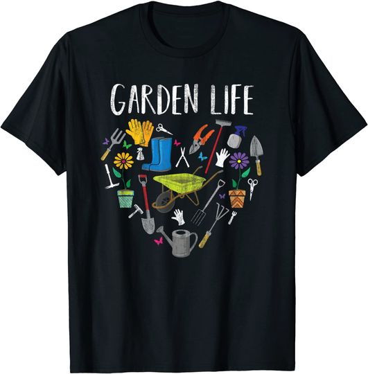 Distressed Garden Life Gardening Gift Ideas T-Shirt