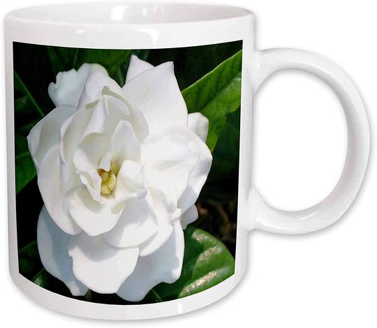 White Gardenia Ceramic Mug