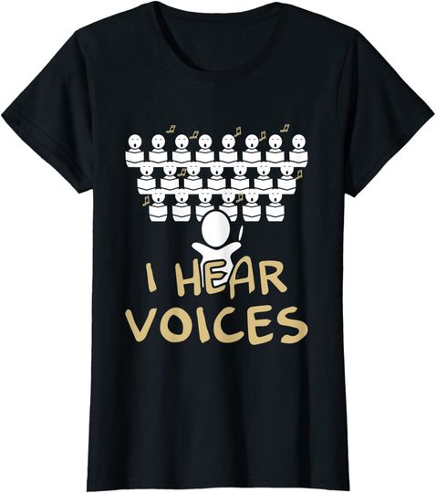 I Hear Voices Funny Chorister Hoodie