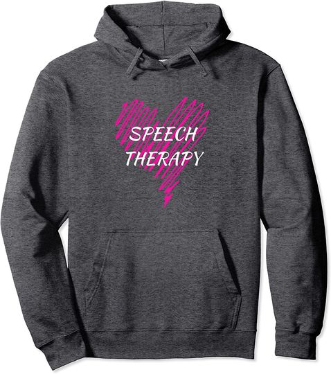 Speech Therapy Heart Pullover Hoodie Pullover Hoodie
