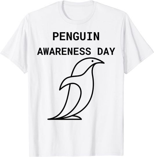 Awareness Day Penguin T-Shirt