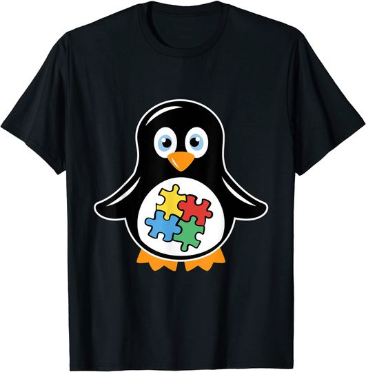 World Autism Awareness Day April 2 2021 penguin T-Shirt