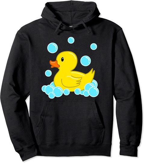 Yellow Duck | Duckie Bath Toys | Rubber Ducky Pullover Hoodie